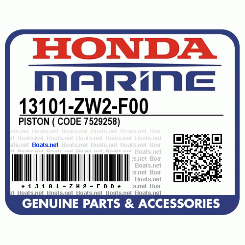 Поршень. Honda BF 25,BF30 (13101-ZW2-F00)  (Honda Code 7529258)